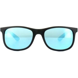 Ray-Ban Junior Rj9062S 701355 48 - rechthoek zonnebrillen, kinderen, zwart, spiegelend