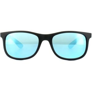 Ray-Ban Zonnebril Junior  9062 701355 Zwart Blauw Mirror | Sunglasses