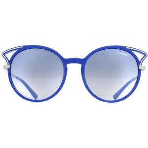 Vogue zonnebril VO5136S 25407B Blue GradiÃ«nt lichtblauwe spiegel zilver