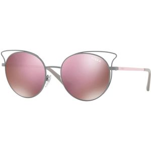 Metalen zonnebril met ronde vorm VO4048 dames | Sunglasses