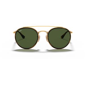 Ray-Ban Rb3647N 001 51 - rond zonnebrillen, unisex, goud