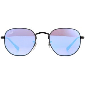 Ray-Ban Zonnebril Junior  9541SN 261/7 V Grijs Zwart Violet Blauwe Spiegel | Sunglasses