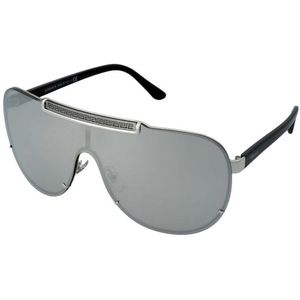Versace 0VE 2140 10006G 40 - piloot zonnebrillen, mannen, zilver, spiegelend