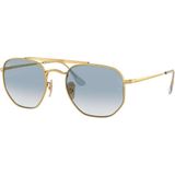 Ray-Ban Zonnebril  Marshal 3648 001/3F Goud Light Blauw Verloop | Sunglasses