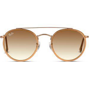 Ray-Ban Round Double Bridge RB3647N - Rond Zilver