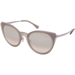 Emporio Armani EA 2063 32178Z 52 - cat eye zonnebrillen, vrouwen, roos, spiegelend