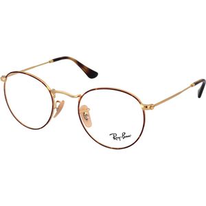Ray-Ban ROUND METAL RX 3447V 2945 S Rond Brillen, Heren