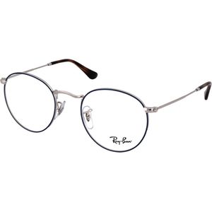 Ray-Ban - Rx3447V Round - Optische Monturen - Blauw - Metaal