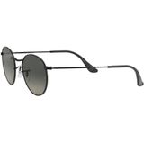 Ray-Ban RB 3447N ROUND METAL Unisex-Sonnenbrille Vollrand Rund Metall-Gestell, schwarz