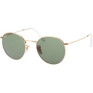 Ray-Ban Round Metal Arista Zonnebril 0RB3447N 001 53 - Goudkleurig