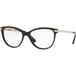 Burberry Zwarte brillenframes , Black , Dames , Maat: 54 MM