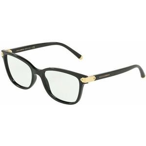 Dolce & Gabbana Vrouw DG5036 501 Optische monturen Nylon Zwart Transparant Vlinder Normaal