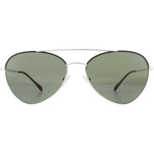 Prada Sport Zonnebril 50SS GAQ5X1 Zilver Zwart Groen Gepolariseerd | Sunglasses