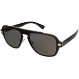 Versace 0VE 2199 12524T 56 - piloot zonnebrillen, mannen, zwart, spiegelend