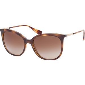 Ralph by Ralph Lauren Butterfly Dames Glimmend Donker Havana Bruin Kleurverloop Zonnebril | Sunglasses