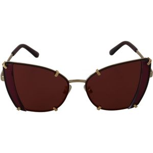 Dolce & Gabbana DG2214 Violet Women Cat Eye Mirrored bril dames zonnebril | Sunglasses