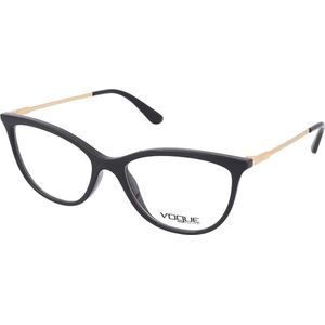 VOGUE EYEWEAR - VO5239 - Optische Monturen - Zwart Transparant - Kattenoog
