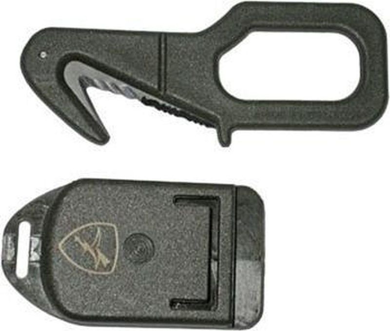 FOX - Rescue Tool - Groen - Veiligheidsmes - Compact - 14 x 5 cm