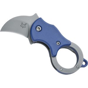 Fox Zakmes Mini-Ka Folding Blue w. Sandblasted Blade