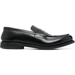 Premiata Zwarte Loafers - Regular Fit - Geschikt voor alle temperaturen - 100% leer , Black , Heren , Maat: 41 EU