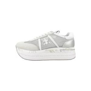 Premiata Hoge Top Sneakers Beth Wit , White , Heren , Maat: 38 EU