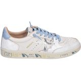 Premiata Leren Craquelè Sneakers , White , Dames , Maat: 38 EU