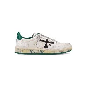 Premiata Groene Sneakers met Witte Details , Multicolor , Heren , Maat: 43 EU