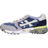 Premiata Blauw en grijs suède sneakers , Multicolor , Heren , Maat: 42 EU