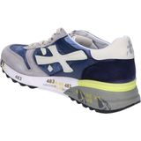 Premiata Blauw en grijs suède sneakers , Multicolor , Heren , Maat: 42 EU