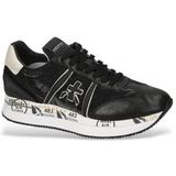 Premiata - CONNY - Trainers - Zwart - 3 tot 5 cm - Veters - Casual