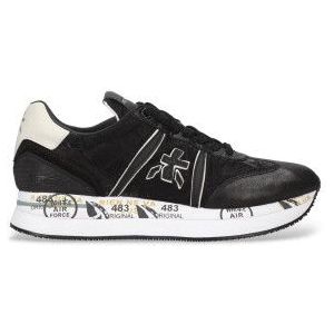 Premiata - CONNY - Trainers - Zwart - 3 tot 5 cm - Veters - Casual