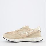 Premiata - Lauryn - Lage Sneaker - Beige - Suede en Mesh