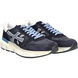 Premiata - Mick 7716 - Lage Sneaker - Blauw - Suede en Leer