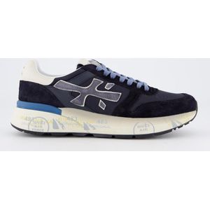 Premiata - Mick 7716 - Lage Sneaker - Blauw - Suede en Leer