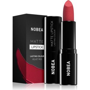 NOBEA Day-to-Day Matte Lipstick Matterende Lippenstift Tint Velvet red #M16 3 gr