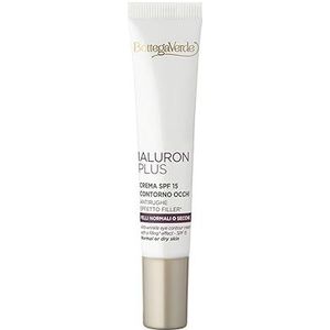 Ialuron Plus Oogcrème, anti-rimpel, vulwerk*, met hyaluronzuur en extracten van witte bloemen, SPF 15 - normale of droge huid