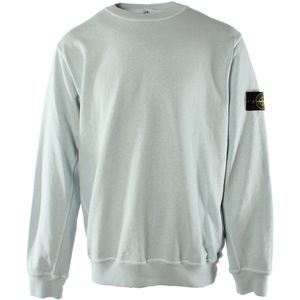 Stone Island - Sweatshirt - Hemelsblauw - 100% Katoen