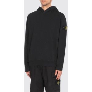 Stone Island, Heren, Sweatshirts & Hoodies, Blauw, Maat: M Katoen,