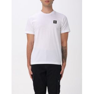 Stone Island - Logo T-Shirt - Wit - Katoen