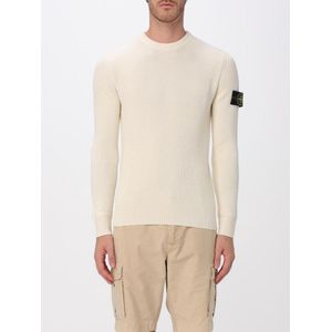 Stone Island, Heren, Truien, Beige, Maat: L