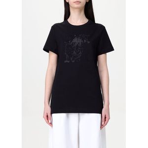 Max Mara - Giovane - T-shirt - Zwart - Katoen