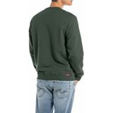 REPLAY - Sweater - Groen - Regular Fit - Lange Mouwen