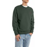REPLAY - Sweater - Groen - Regular Fit - Lange Mouwen