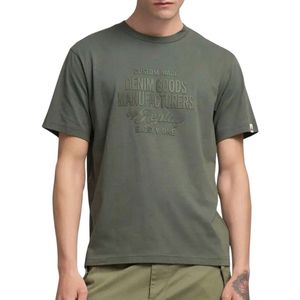 Replay - Organic Cotton Jersey Shirt - Donkergroen - T-shirt