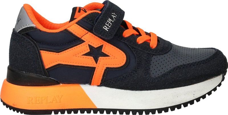 Replay - Fiber Jr - Sneakers - Blauw