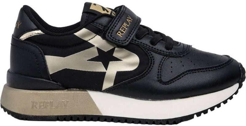 REPLAY - Fiber JR Girl 8 - Sneakers - Zwart/Goud