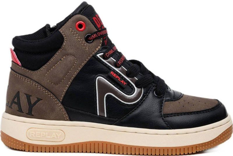 REPLAY - Sneaker - Imitatieleer - Comfortabele Binnenvoering - Platte Zool