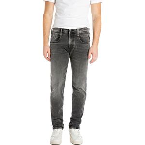 REPLAY - ANBASS - Jeans - Donkergrijs - Slim Fit