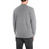 REPLAY - Longsleeve - Grijs - Regular Fit - 100% Katoen