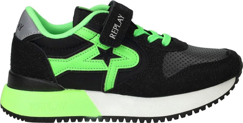 Replay - Fiber JR 7 - Sneakers - Zwart - Jongens